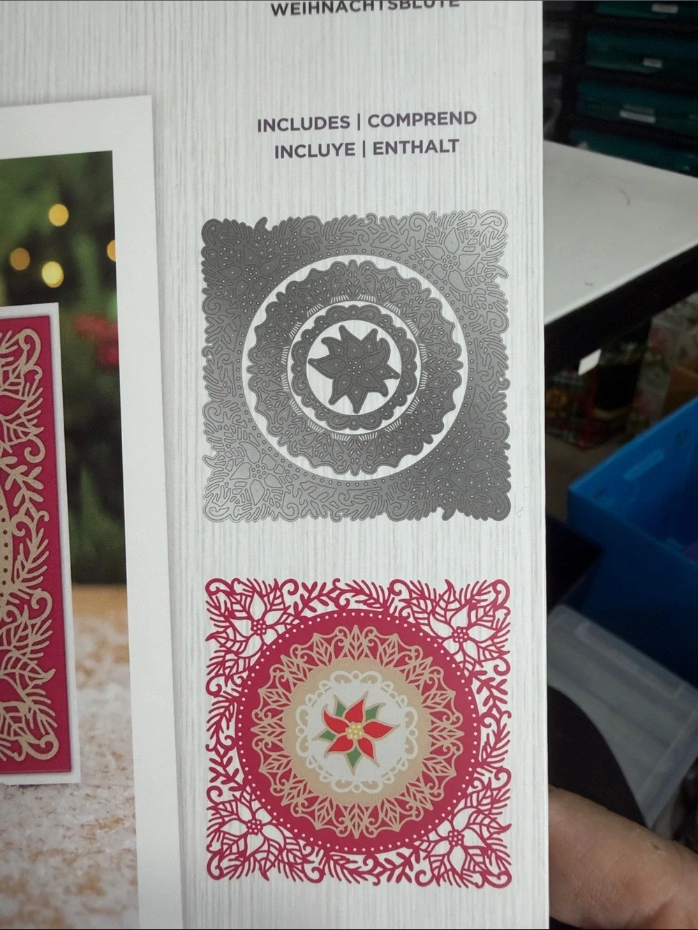 Crafters Companion Yuletide Bloom Papercraft Die